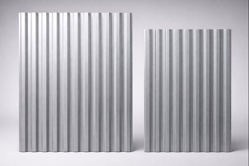 Профнастил С8 с нестандартной шириной — пример профиля